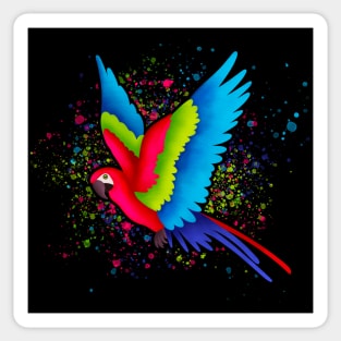 Colorful Parrot Sticker